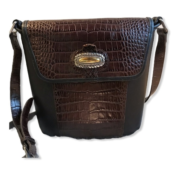 Brighton Croc Embossed Bag